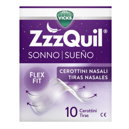 Cerotto Nasale Zzzquil 10 Pezzi