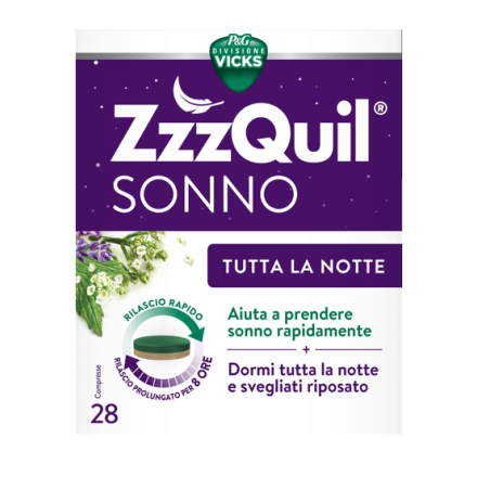 Vicks Zzzquil Sonno Tutta La Notte 28 Compresse