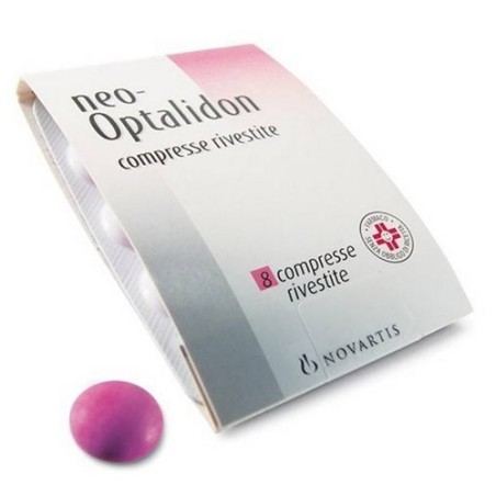 Neooptalidon 8 Compresse Rivestite 200 Mg + 125 Mg + 25 Mg