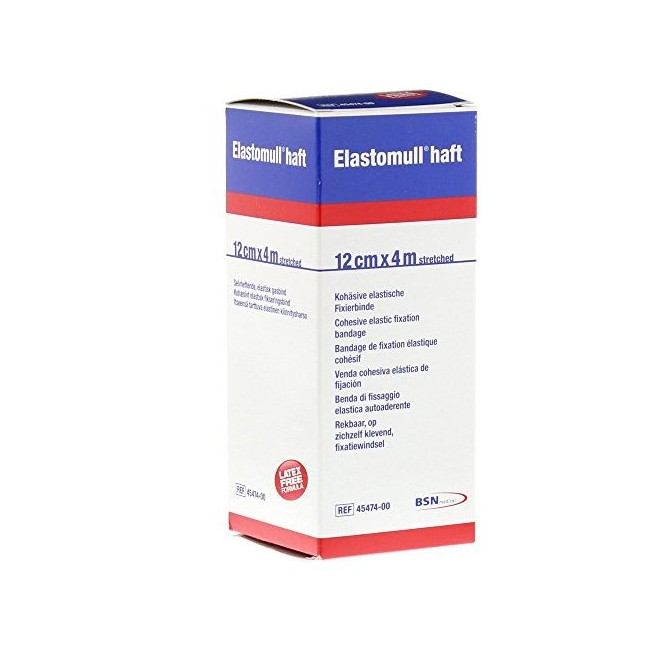 Benda Elastica Autoadesiva Elastomull Haft Compressione Forte 12x400 Cm