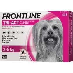 Frontline Tri-act Soluzione Spot-on Per Cani Di 2-5 Kg