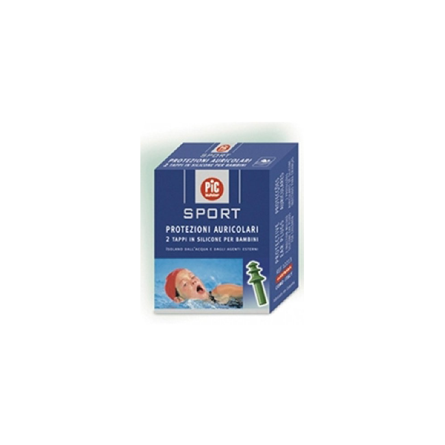 Tappo Auricolare In Silicone Pic Sport Per Bambini 2 Pezzi Tappo Auricolare In Silicone Pic Sport Per Bambini 2 Pezzi