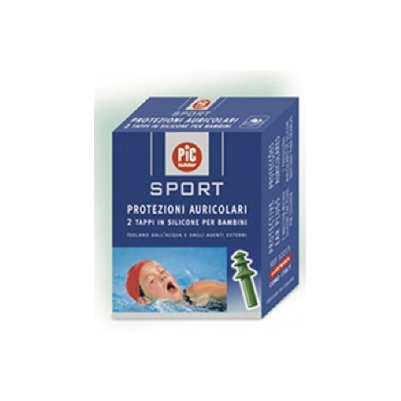 Tappo Auricolare In Silicone Pic Sport Per Bambini 2 Pezzi