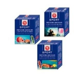 Tappo Auricolare In Silicone Pic Sport Per Adulti 2 Pezzi