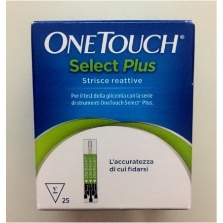Strisce Misurazione Glicemia Onetouch Select Plus 25 Strisce