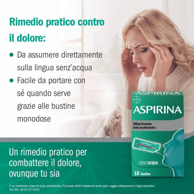 Aspirina 10 Buste Granulari 500 Mg Aspirina 10 Buste Granulari 500 Mg