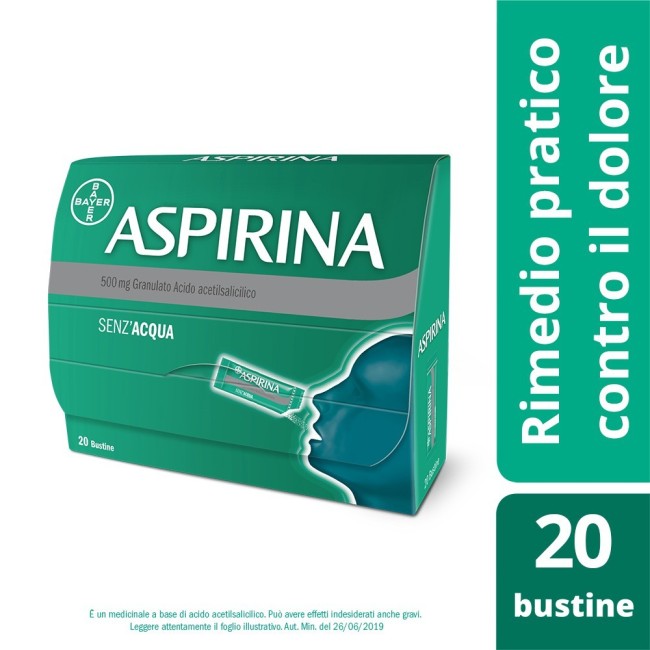 Aspirina 20 Buste Granulari 500 Mg Aspirina 20 Buste Granulari 500 Mg