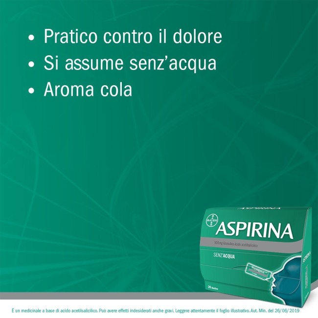 Aspirina 20 Buste Granulari 500 Mg Aspirina 20 Buste Granulari 500 Mg