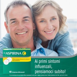 Aspirina C 40 Compresse Effervescenti 400 Mg + 240 Mg Con Vitamina C Aspirina C 40 Compresse Effervescenti 400 Mg + 240 Mg Con Vitamina C