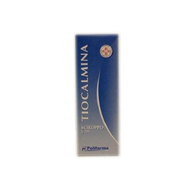 Tiocalmina Sciroppo 200 G 1,2 G/100 Ml + 0,1 G/100 Ml Tiocalmina Sciroppo 200 G 1,2 G/100 Ml + 0,1 G/100 Ml