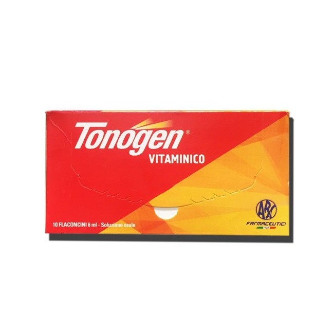 Tonogen Vitaminico Soluzione Orale Soluzione 10 Flaconcini 6 Ml