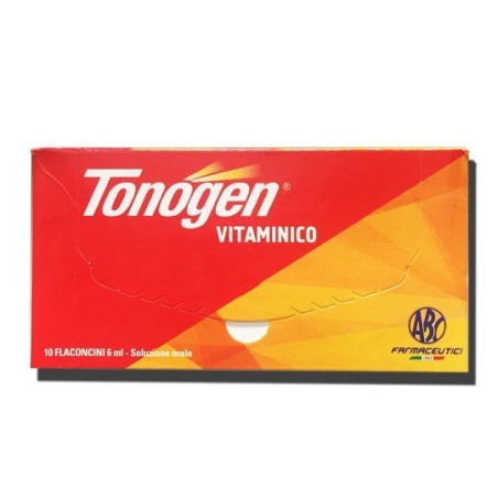 Tonogen Vitaminico Soluzione Orale Soluzione 10 Flaconcini 6 Ml Tonogen Vitaminico Soluzione Orale Soluzione 10 Flaconcini 6 Ml