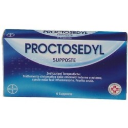 Proctosedyl 6 Supposte 5 Mg + 50 Mg + 10 Mg + 0,1 Mg