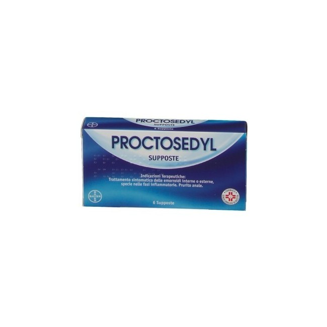 Proctosedyl 6 Supposte 5 Mg + 50 Mg + 10 Mg + 0,1 Mg