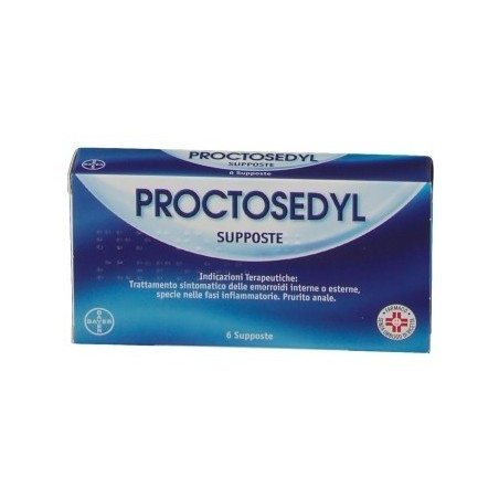 Proctosedyl 6 Supposte 5 Mg + 50 Mg + 10 Mg + 0,1 Mg