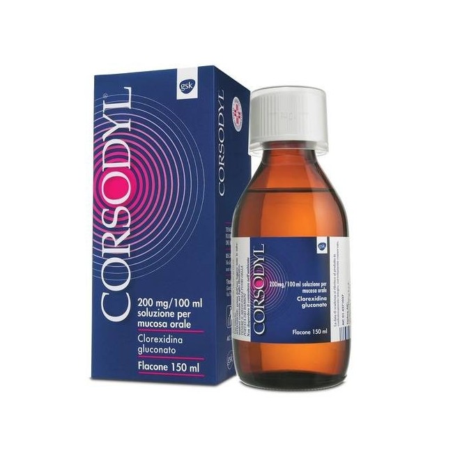 Corsodyl Colluttorio 150 Ml 200 Mg/100 Ml