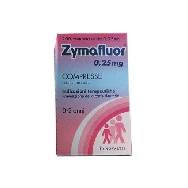 Zymafluor 200 Compresse 0,25 Mg Zymafluor 200 Compresse 0,25 Mg