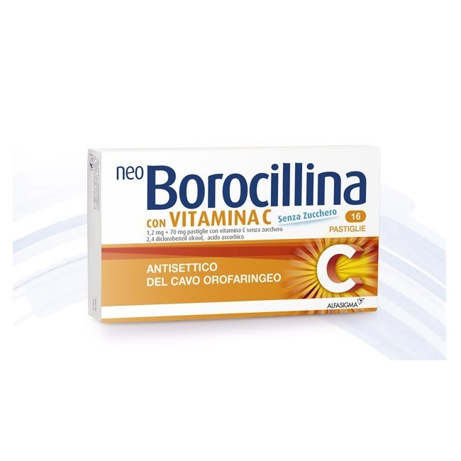 Neoborocillina C 16 Pastiglie 1,2 Mg/70 Mg S/z