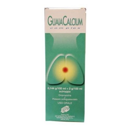 Guaiacalcium Complex Sciroppo 200 Ml 0,144 G/100 Ml + 2 G/100 Ml