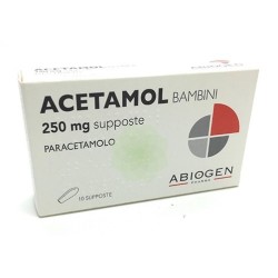 Acetamol Bambini 10 Supposte 250 Mg