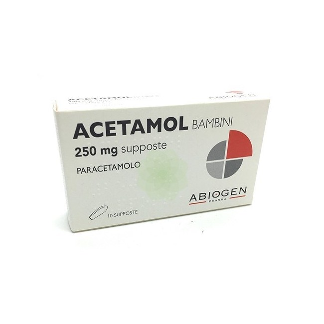Acetamol Bambini 10 Supposte 250 Mg