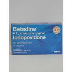 Betadine 10 Compresse Vag 200 Mg