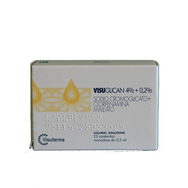 Visuglican Collirio 25 Monodose 4% + 0,2%