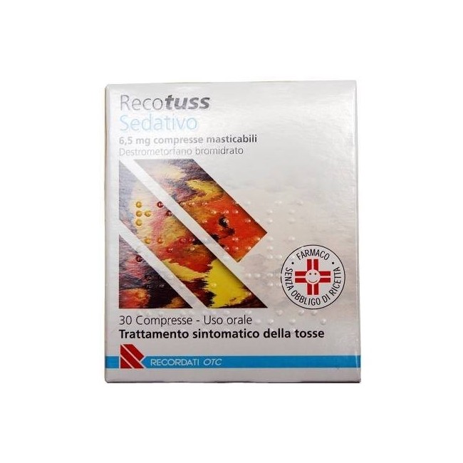Recotuss Sedativo 30 Compresse Masticabili 6,5 Mg