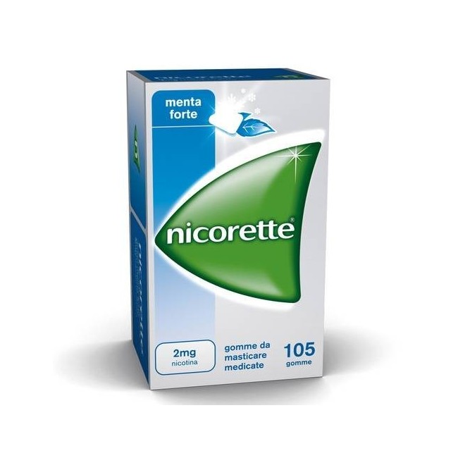 Nicorette 105 Gomme Masticabili 2 Mg Menta Forte