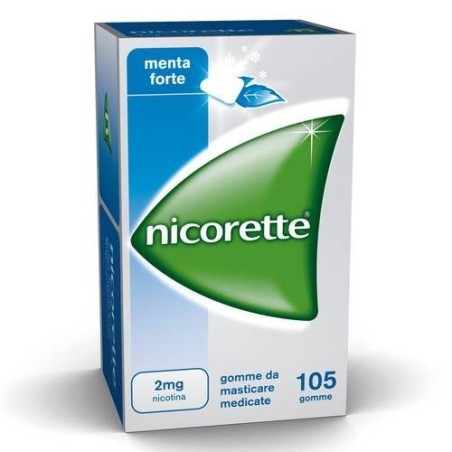 Nicorette 105 Gomme Masticabili 2 Mg Menta Forte