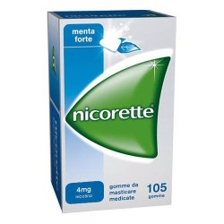 Nicorette 105 Gomme Masticabili 4 Mg Menta Forte