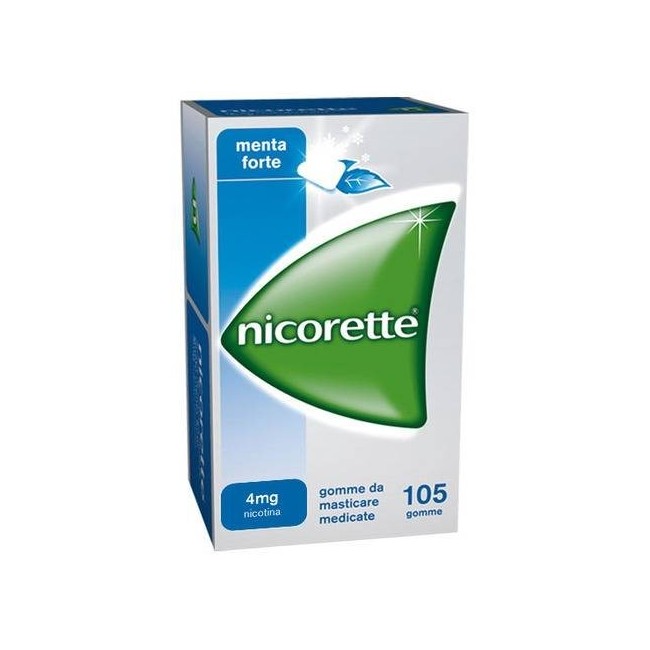 Nicorette 105 Gomme Masticabili 4 Mg Menta Forte