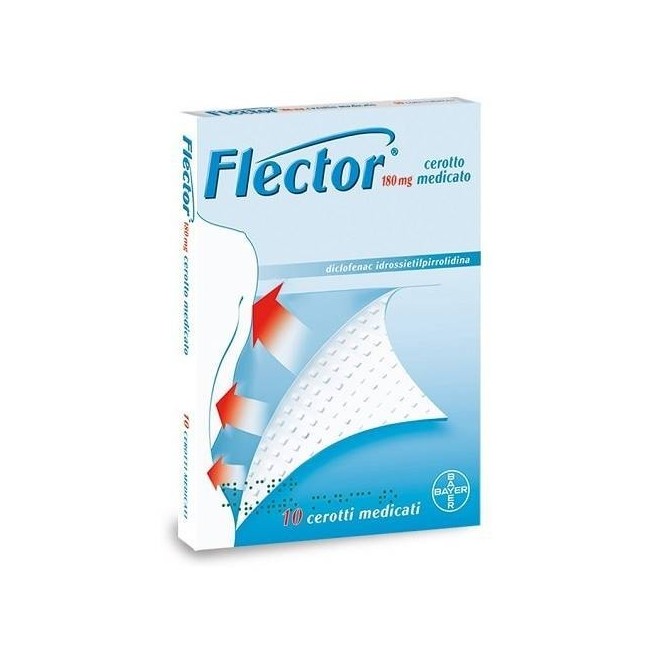 Flector 10 Cerotti Medicati 180 Mg