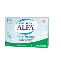 Collirio Alfa Antistaminico 10 Monodose Collirio 0,8 Mg/ Ml + 1 Mg/ml 0,3 Ml