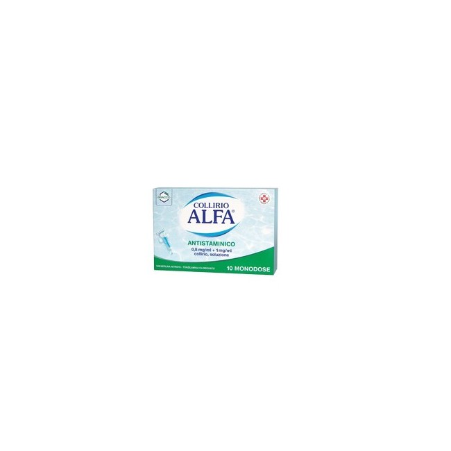 Collirio Alfa Antistaminico 10 Monodose Collirio 0,8 Mg/ Ml + 1 Mg/ml 0,3 Ml
