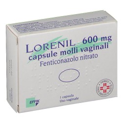 Lorenil 1 Capsule Molli Vag 600 Mg