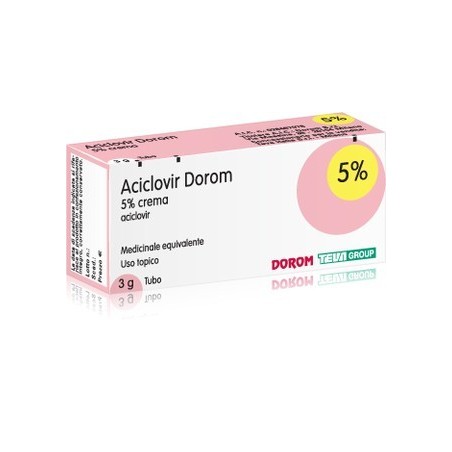 Aciclovir Dorom Crema Dermatologica 3 G 5% Aciclovir Dorom Crema Dermatologica 3 G 5%