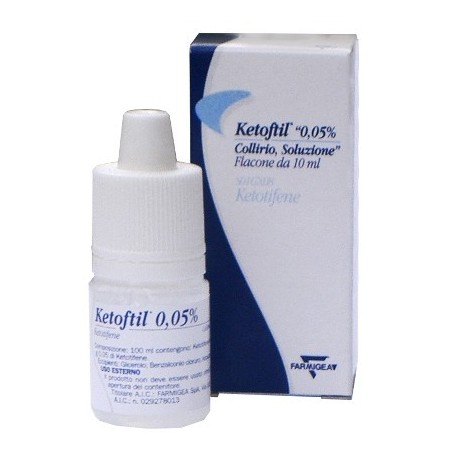 Ketoftil Collirio 10 Ml 0,05% Ketoftil Collirio 10 Ml 0,05%