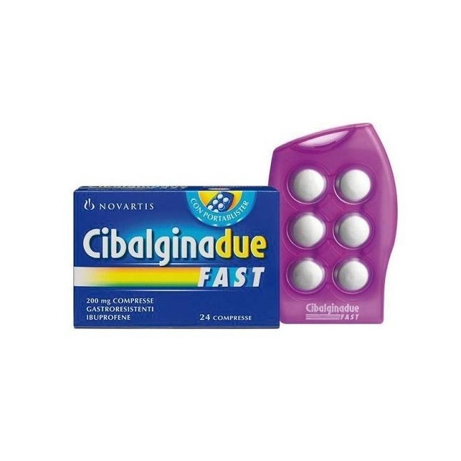 Cibalgina Due Fast 24 Compresse Gastrores 200 Mg