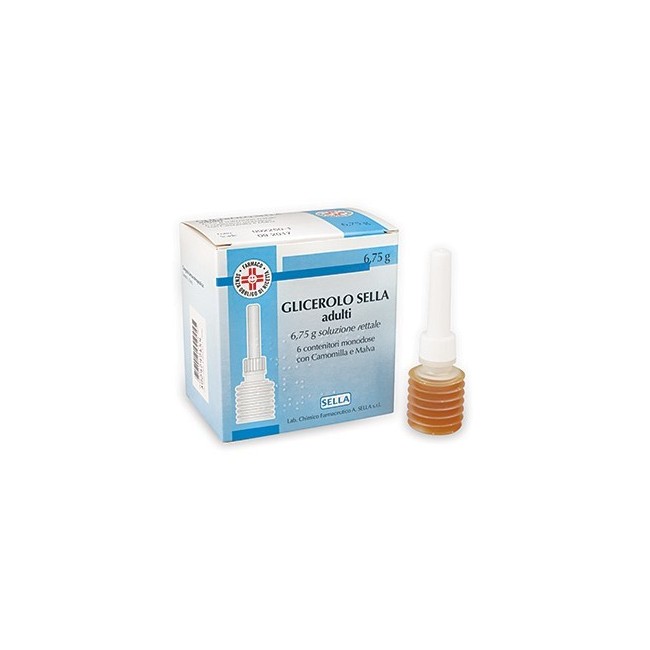 Glicerolo Ad 6 Contenitori Monodose 6,75 G Soluzione Rettale Con Camomilla E Malva