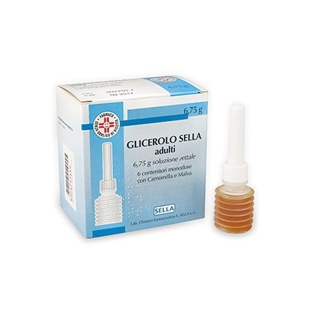 Glicerolo Ad 6 Contenitori Monodose 6,75 G Soluzione Rettale Con Camomilla E Malva