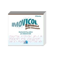 Movicol Bambini 20 Buste Polvere Soluzione Orale 6,9 G Cioccolato