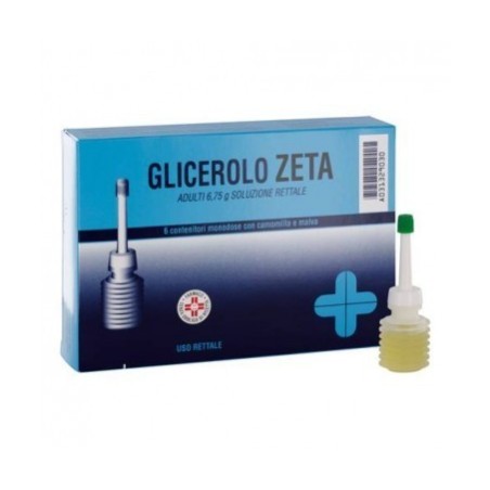Glicerolo Ad 6 Contenitori Monodose 6,75 G Soluzione Rettale Con Camomilla E Malva Glicerolo Ad 6 Contenitori Monodose 6,75 G Soluzione Rettale Con Camomilla E Malva