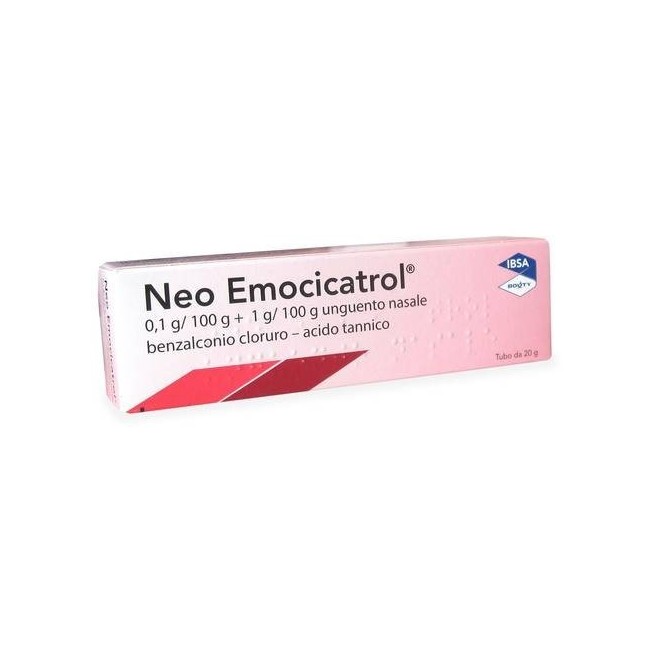 Neoemocicatrol Unguento Nas 20 G 0,1 G/100 G + 1 G/100 G