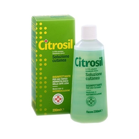 Citrosil 1 Flacone Soluzione Cutanea 200 Ml 0,175% Citrosil 1 Flacone Soluzione Cutanea 200 Ml 0,175%
