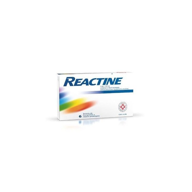 Reactine 6 Compresse 5mg+120mg Rp