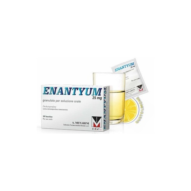 Enantyum Soluzione Orale Granulari 10 Buste Monodose 25 Mg