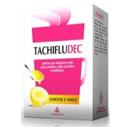 Tachifludec Soluzione Orale Polvere 16 Buste Limone Miele 600 Mg + 40 Mg + 10 Mg