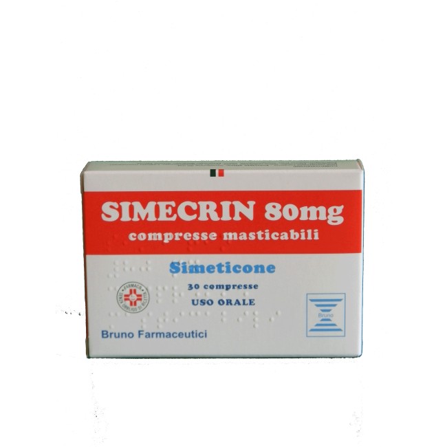 Simecrin 30 Compresse Masticabili 80 Mg
