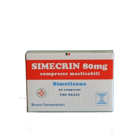 Simecrin 30 Compresse Masticabili 80 Mg